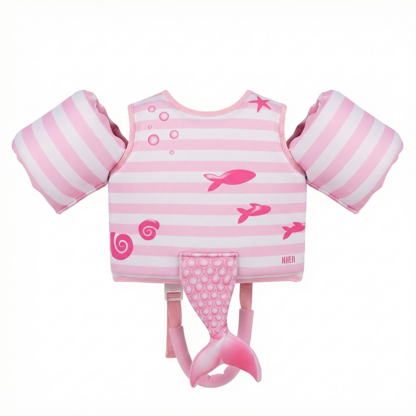 X Floating Jackets with Sleeves for Pool or Beach | 1-3 Years | Pink Mermaid