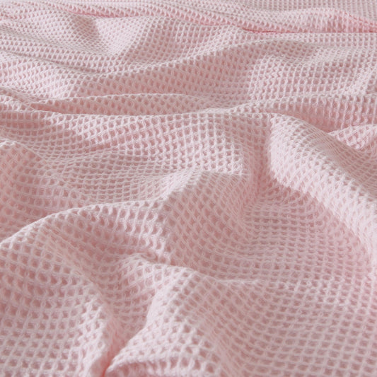 X 100% Cotton Waffle Weave Blanket - Mikala Collection