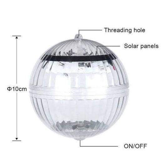 X(WATERPROOF) floating Solar Powered Pool Light (color changing LED lamp)
