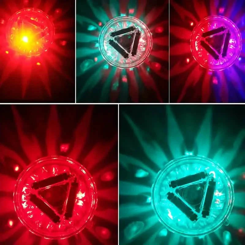 X 2-Pack: LED Color Changing Floating Pool Lights with 8 Modes Lighting