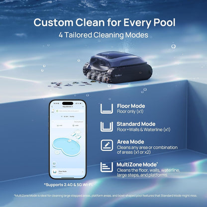 X Beatbot AquaSense 2 Robotic Pool Cleaner + Beatbot Robotic Pool Skimmer