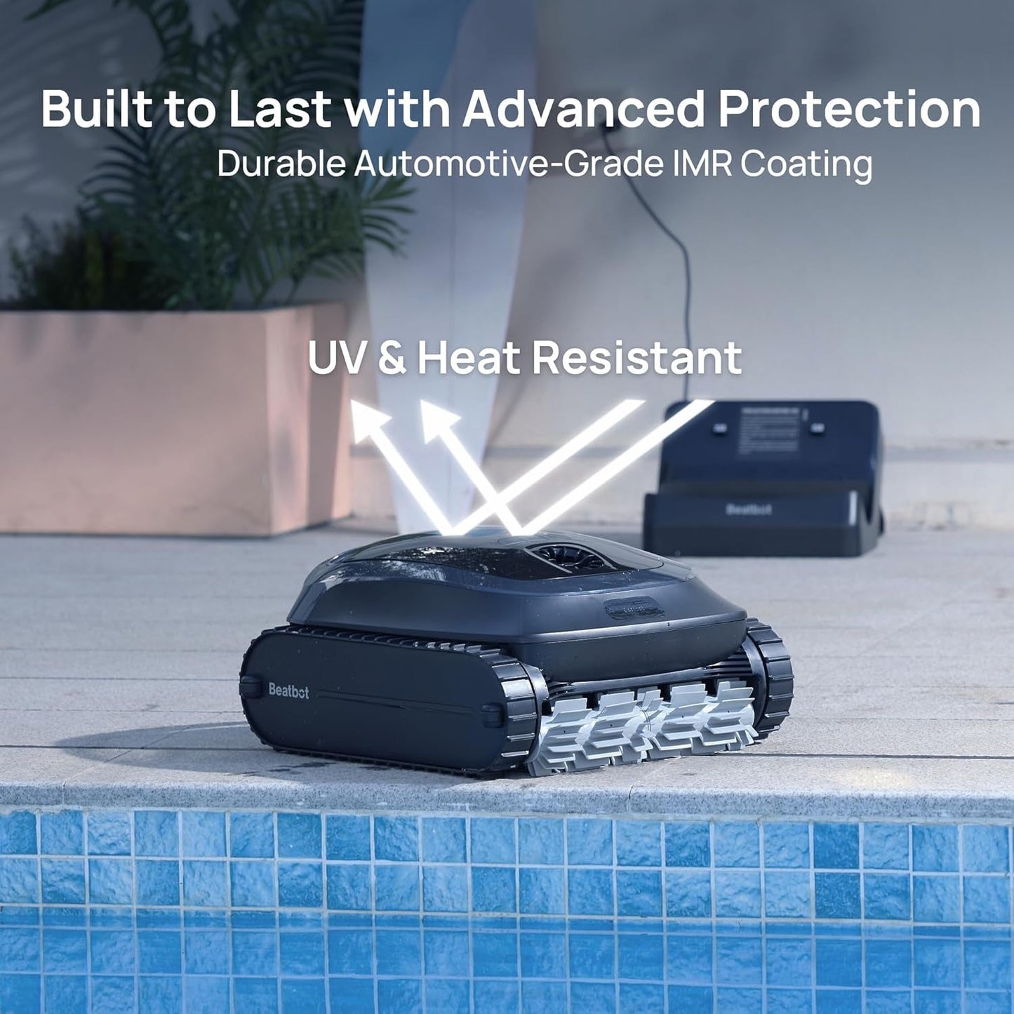 X Beatbot AquaSense 2 Robotic Pool Cleaner + Beatbot Robotic Pool Skimmer