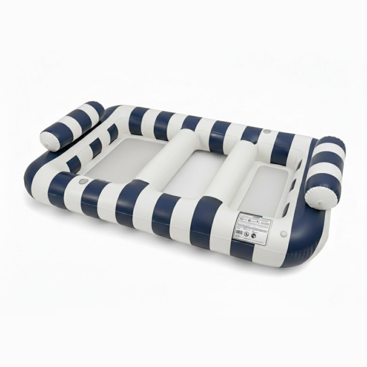 X Navy Blue Twin Hammock Pool Float