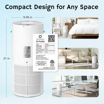 Ethereal Rain AEH300 Air Purifier & Humidifier Combo - European version