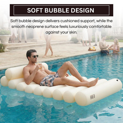 X Bubble White Pool Lounger