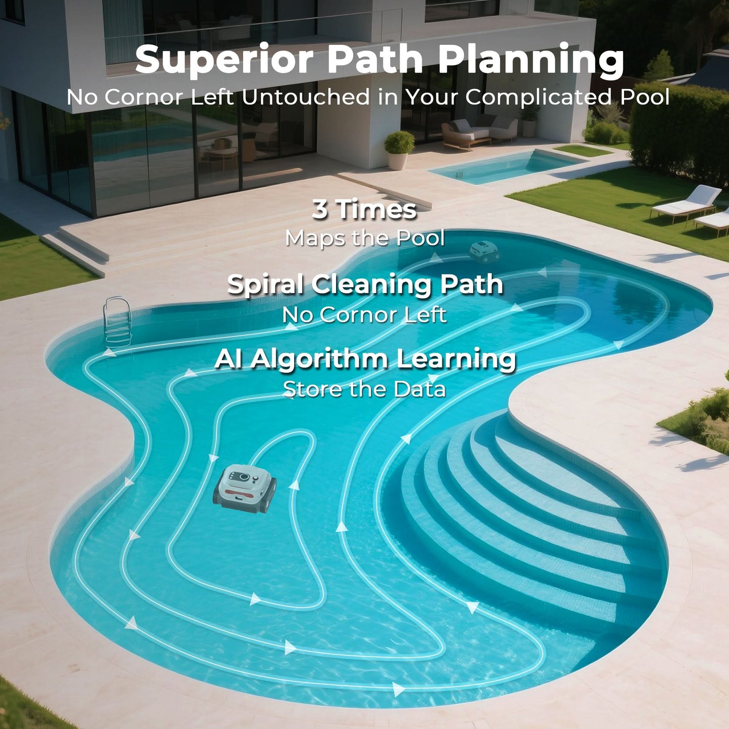 X BN Pro Robotic Pool Cleaner