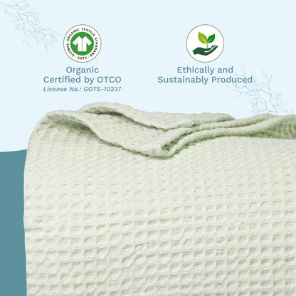 X 100% cotton Waffle Weave Blanket