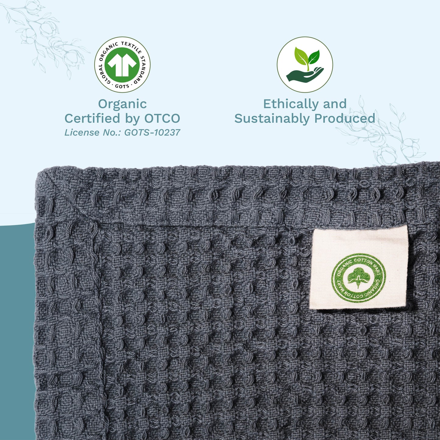 X 100% cotton Waffle Weave Blanket