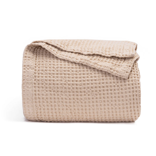 X 100% cotton Waffle Weave Blanket