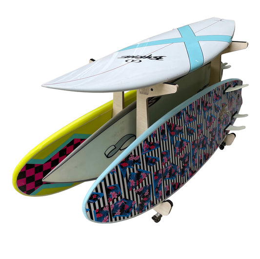 X THE DROP IN surfboard storage work bench