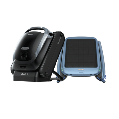 X Beatbot AquaSense 2 Robotic Pool Cleaner + Beatbot Robotic Pool Skimmer