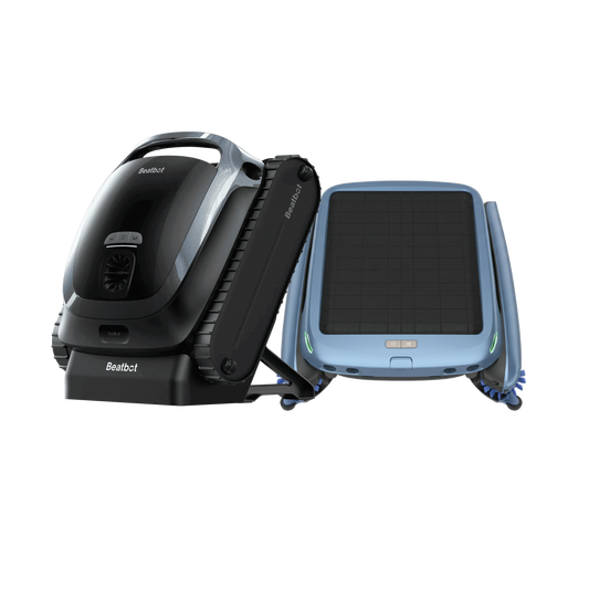 X Beatbot AquaSense 2 Robotic Pool Cleaner + Beatbot Robotic Pool Skimmer