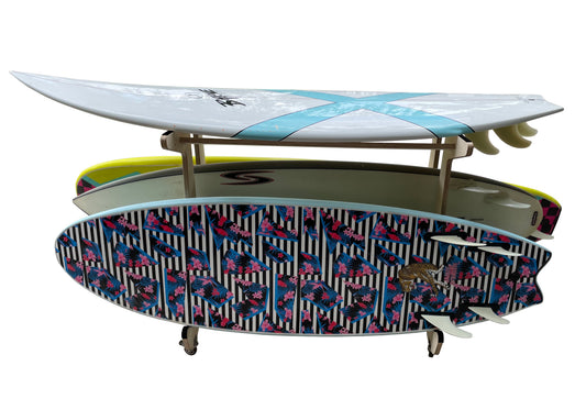 X THE DROP IN surfboard storage work bench