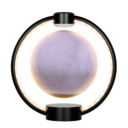 X Floating Moon Lamp with Bluetooth Speaker and Colorful Lights