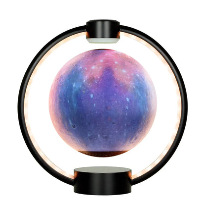 X Floating Moon Lamp with Bluetooth Speaker and Colorful Lights