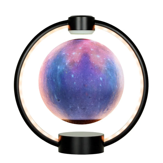 X Floating Moon Lamp with Bluetooth Speaker and Colorful Lights