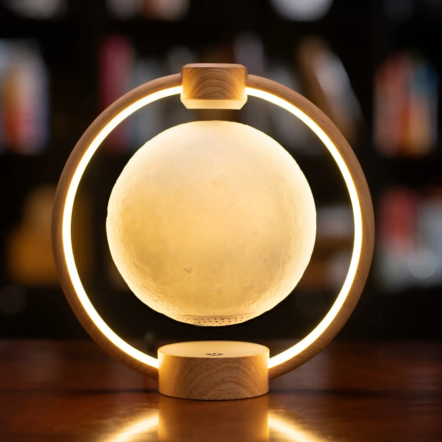 X Floating Moon Lamp with Bluetooth Speaker and Colorful Lights