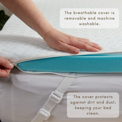 X 2-Inch Gel Memory Foam Mattress Topper