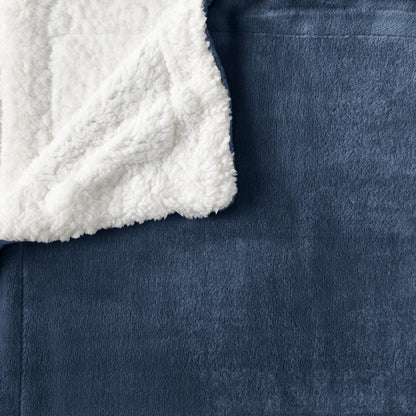 X Velvet Plush Sherpa Luxury Bed Blanket - Kinsley Collection