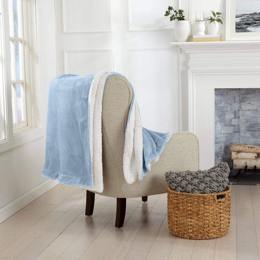 X Velvet Plush Sherpa Luxury Bed Blanket - Kinsley Collection