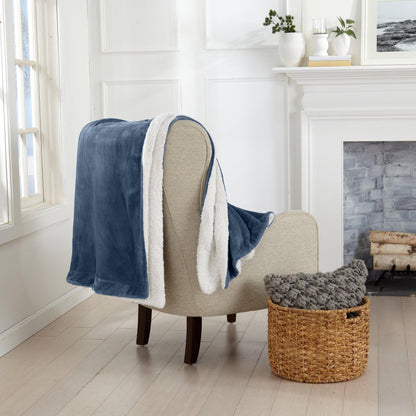 X Velvet Plush Sherpa Luxury Bed Blanket - Kinsley Collection