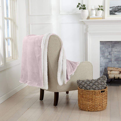 X Velvet Plush Sherpa Luxury Bed Blanket - Kinsley Collection