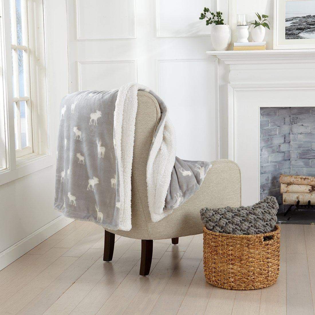 X Velvet Plush Sherpa Luxury Bed Blanket - Kinsley Collection