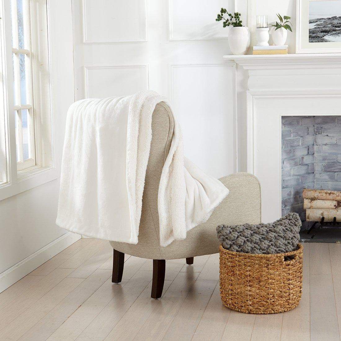X Velvet Plush Sherpa Luxury Bed Blanket - Kinsley Collection