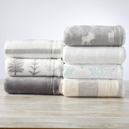 X Velvet Plush Sherpa Luxury Bed Blanket - Kinsley Collection