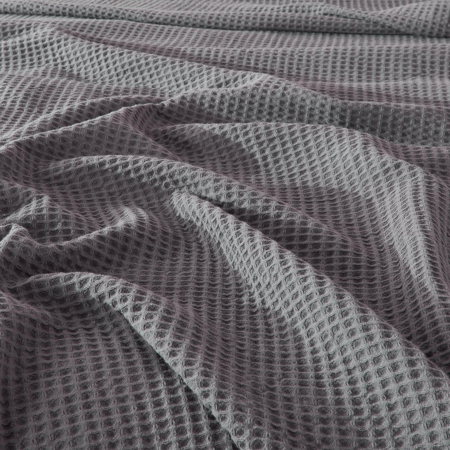 X 100% Cotton Waffle Weave Blanket - Mikala Collection