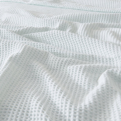 X 100% Cotton Waffle Weave Blanket - Mikala Collection