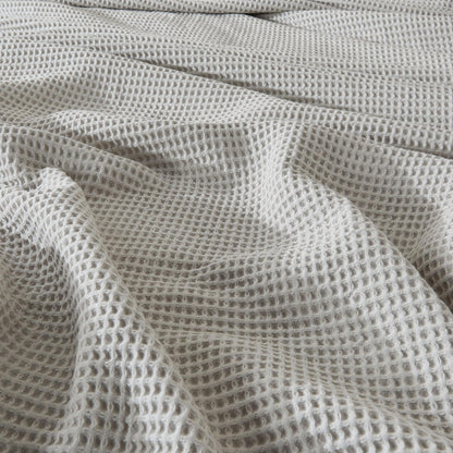 X 100% Cotton Waffle Weave Blanket - Mikala Collection