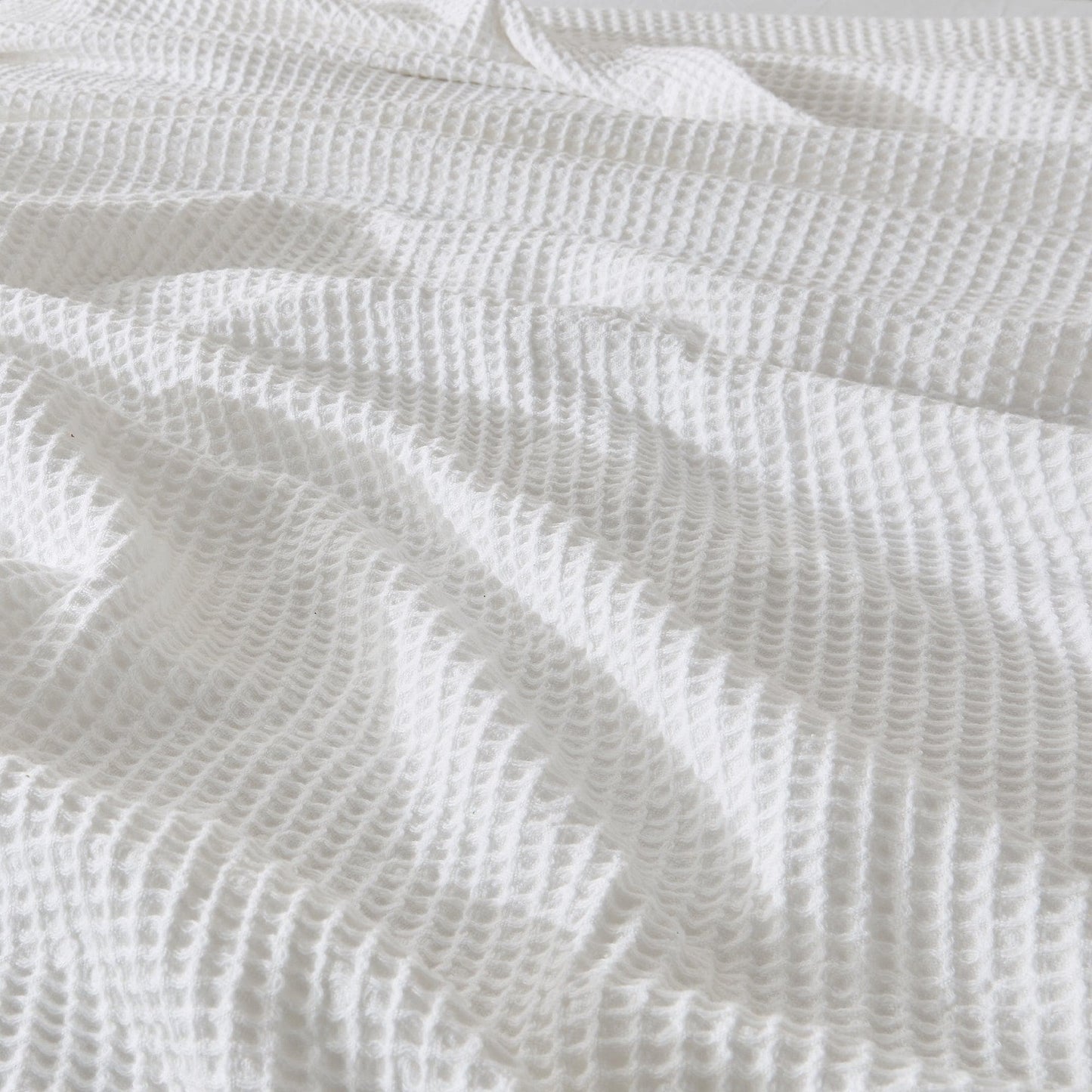 X 100% Cotton Waffle Weave Blanket - Mikala Collection