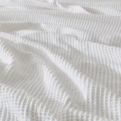 X 100% Cotton Waffle Weave Blanket - Mikala Collection