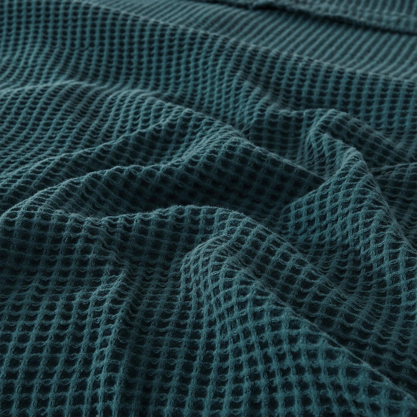 X 100% Cotton Waffle Weave Blanket - Mikala Collection