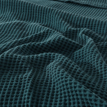 X 100% Cotton Waffle Weave Blanket - Mikala Collection