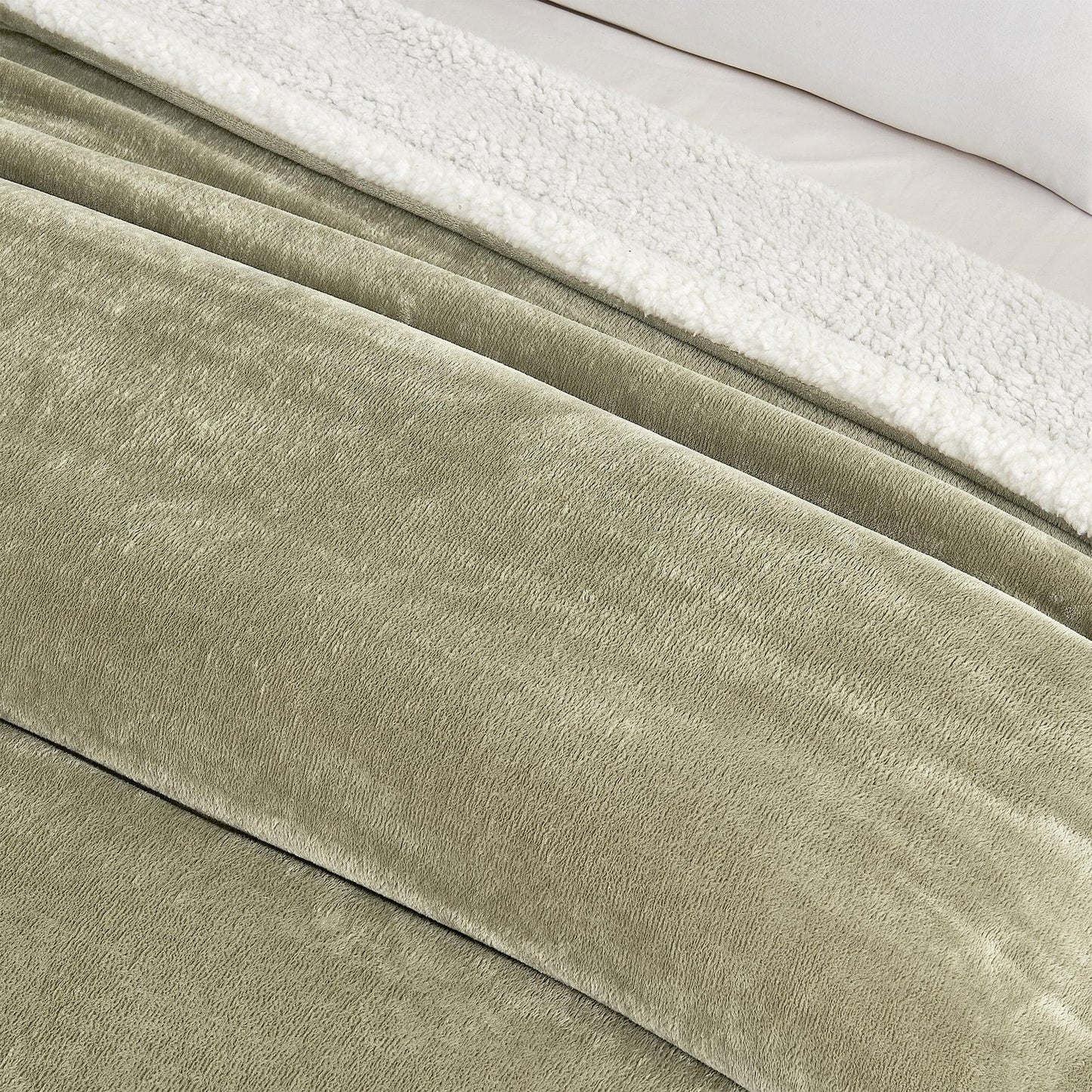 X Velvet Plush Sherpa Luxury Bed Blanket - Kinsley Collection