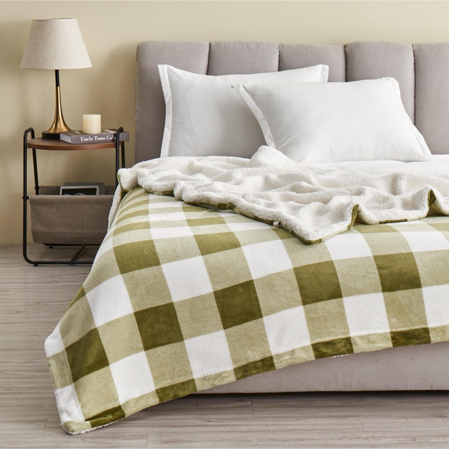 X Velvet Plush Sherpa Luxury Bed Blanket - Kinsley Collection
