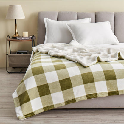 X Velvet Plush Sherpa Luxury Bed Blanket - Kinsley Collection