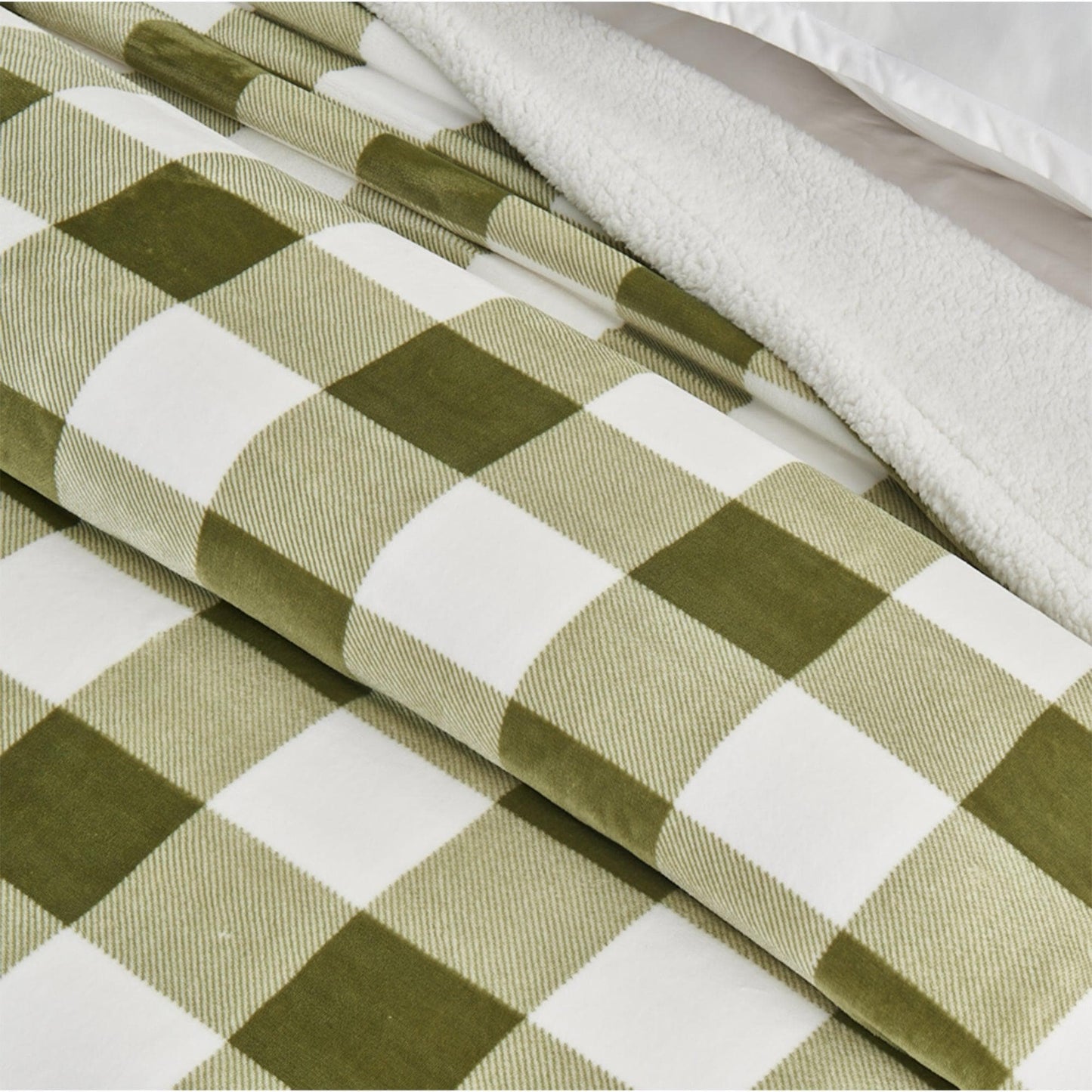 X Velvet Plush Sherpa Luxury Bed Blanket - Kinsley Collection