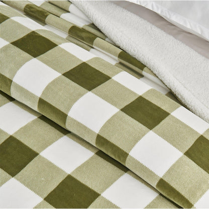 X Velvet Plush Sherpa Luxury Bed Blanket - Kinsley Collection