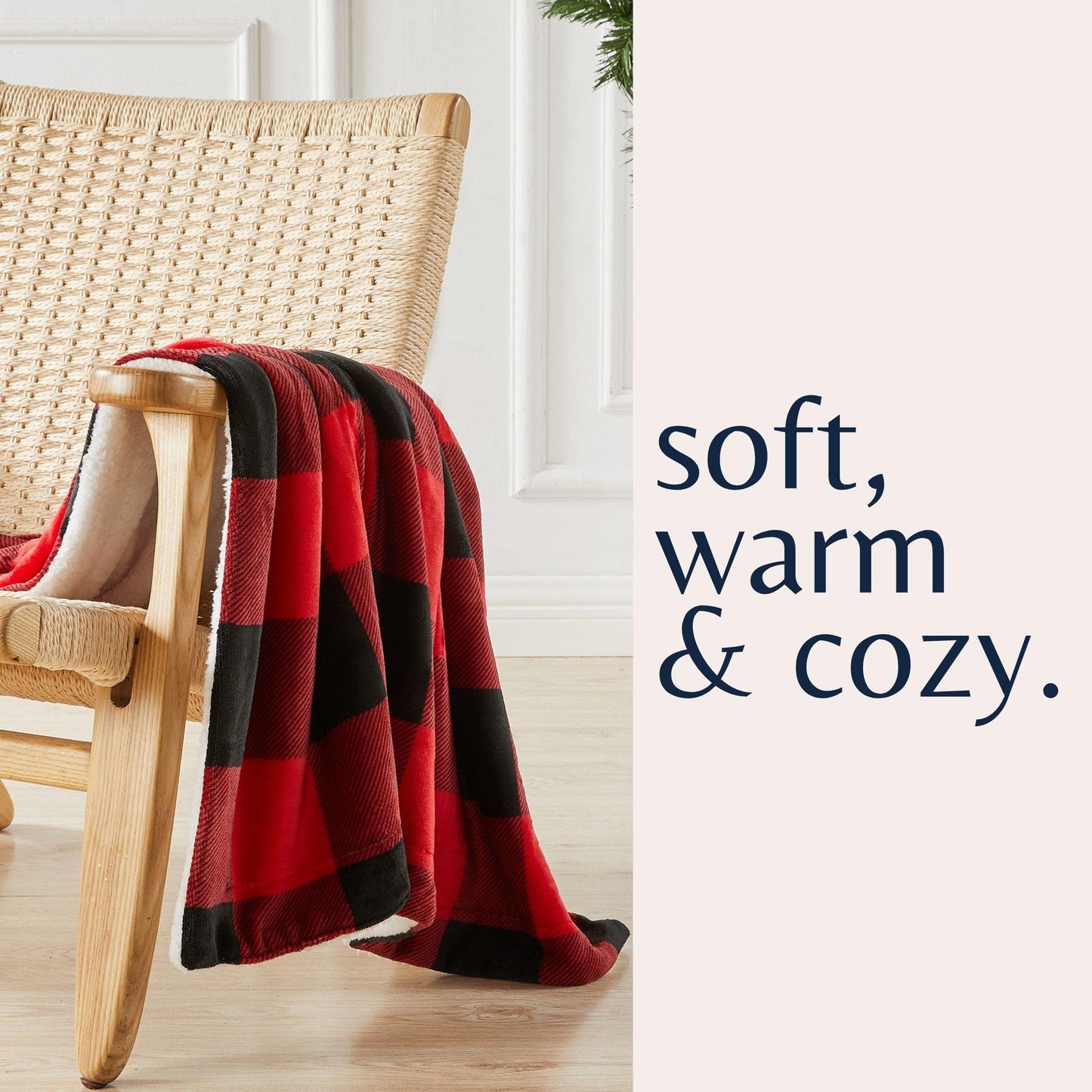 X Velvet Plush Sherpa Luxury Bed Blanket - Kinsley Collection