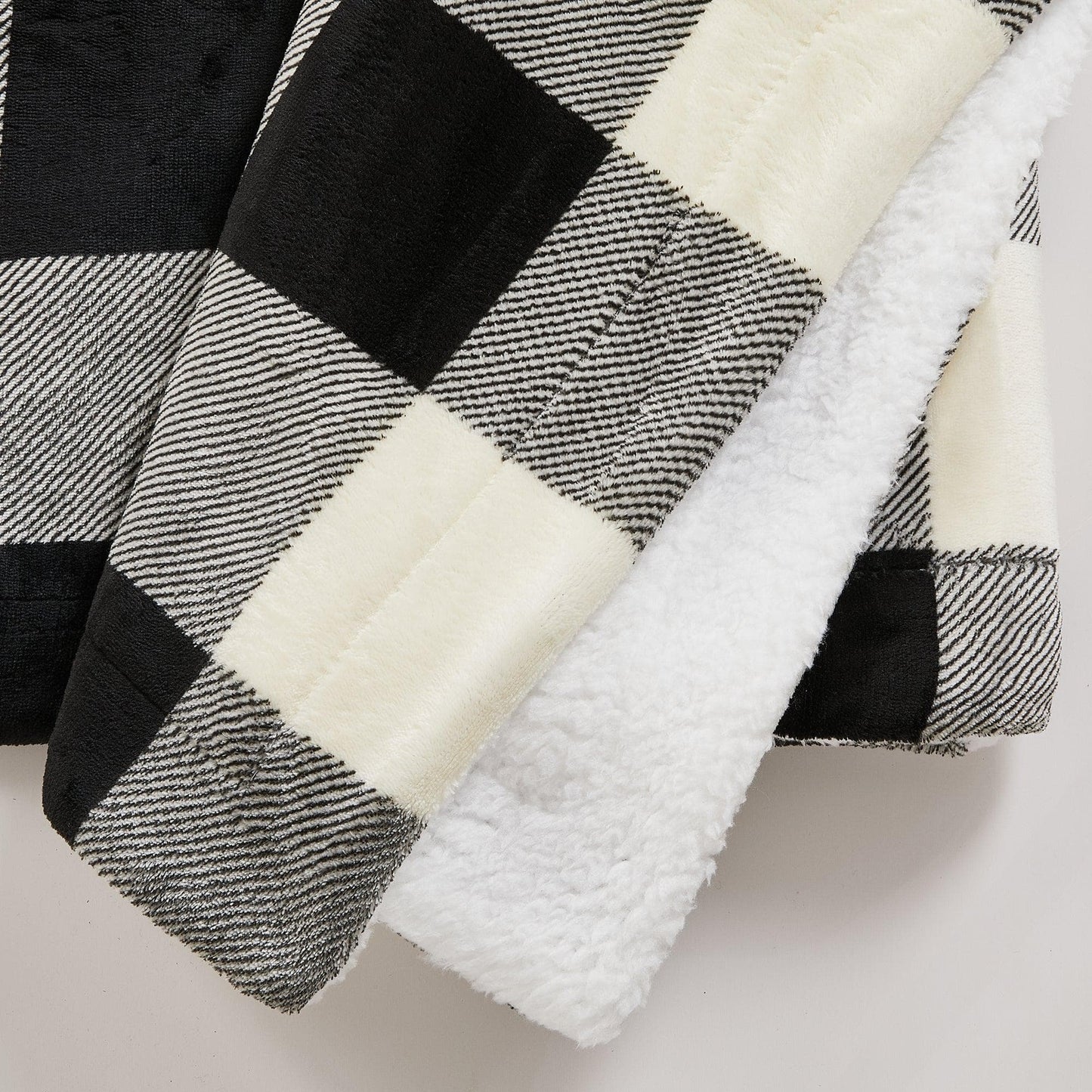 X Velvet Plush Sherpa Luxury Bed Blanket - Kinsley Collection