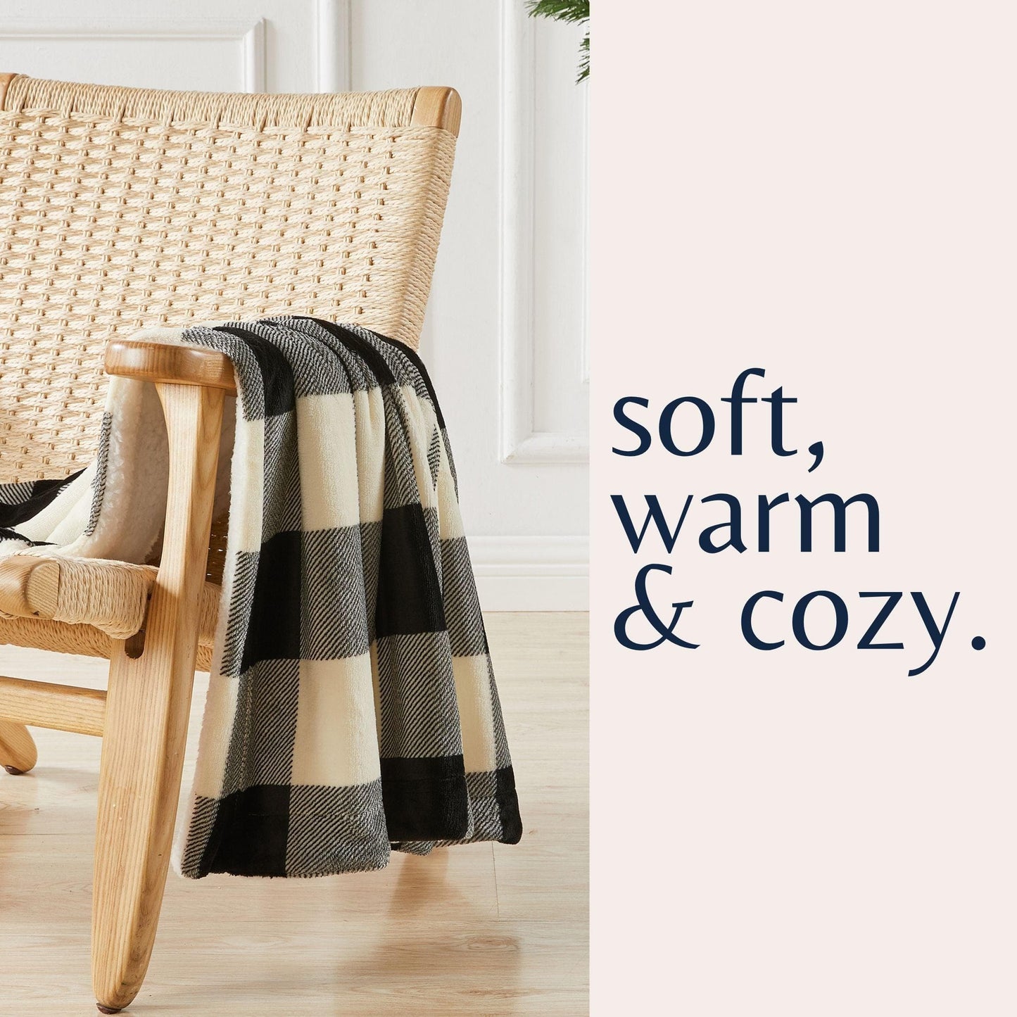X Velvet Plush Sherpa Luxury Bed Blanket - Kinsley Collection