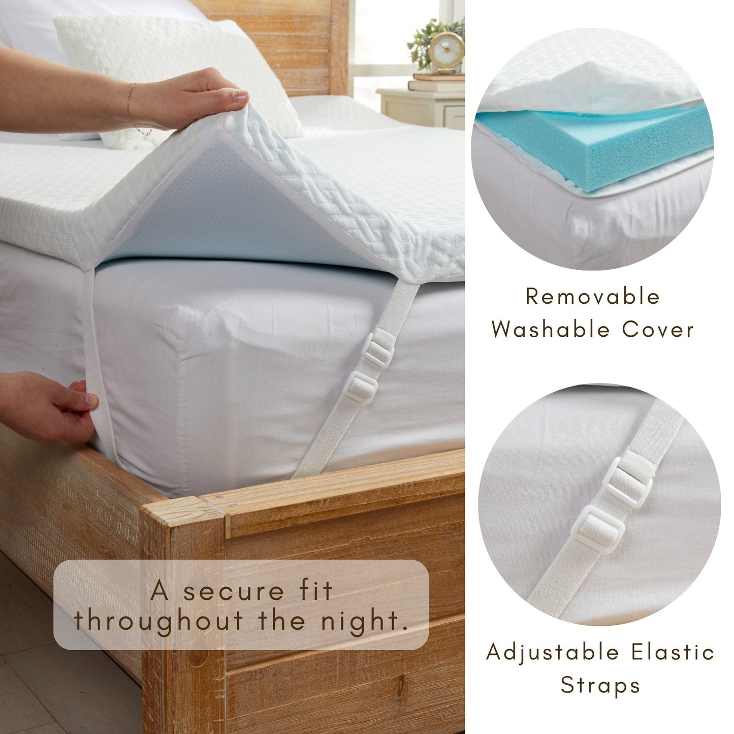 X 2-Inch Gel Memory Foam Mattress Topper