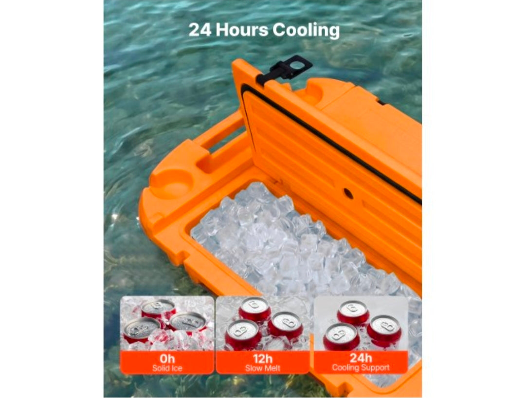 X 40 QT Floating Ice Chest with Dry Storage & Tow Rope