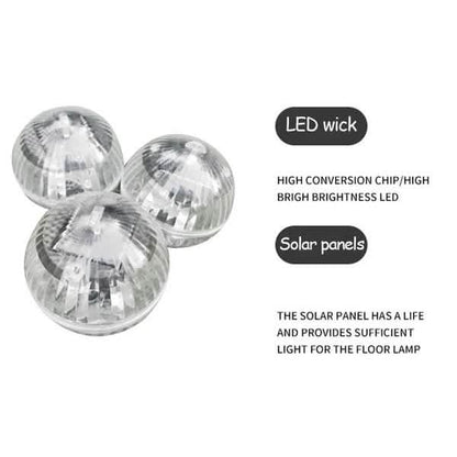 X(WATERPROOF) floating Solar Powered Pool Light (color changing LED lamp)