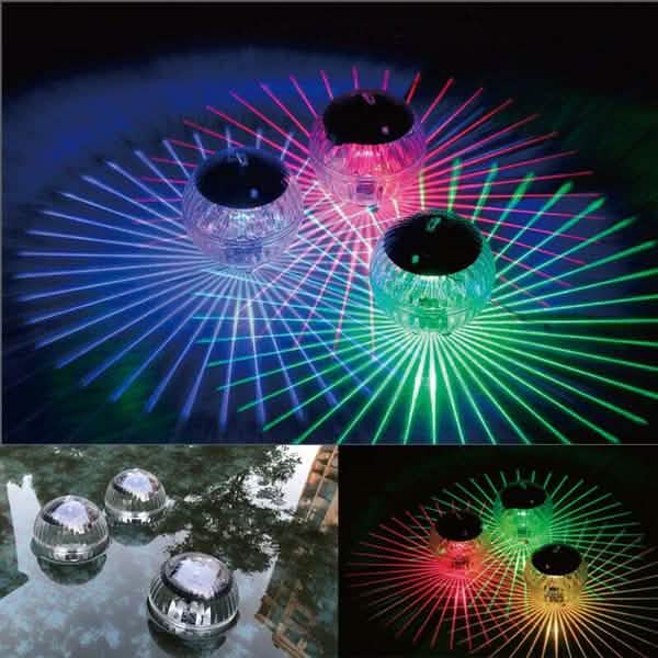 X(WATERPROOF) floating Solar Powered Pool Light (color changing LED lamp)