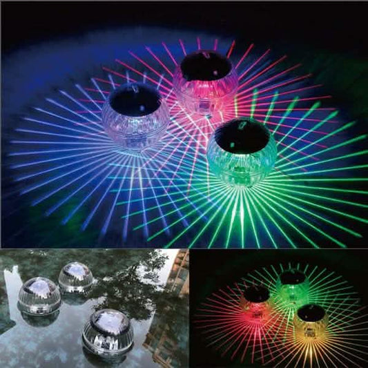 X(WATERPROOF) floating Solar Powered Pool Light (color changing LED lamp)